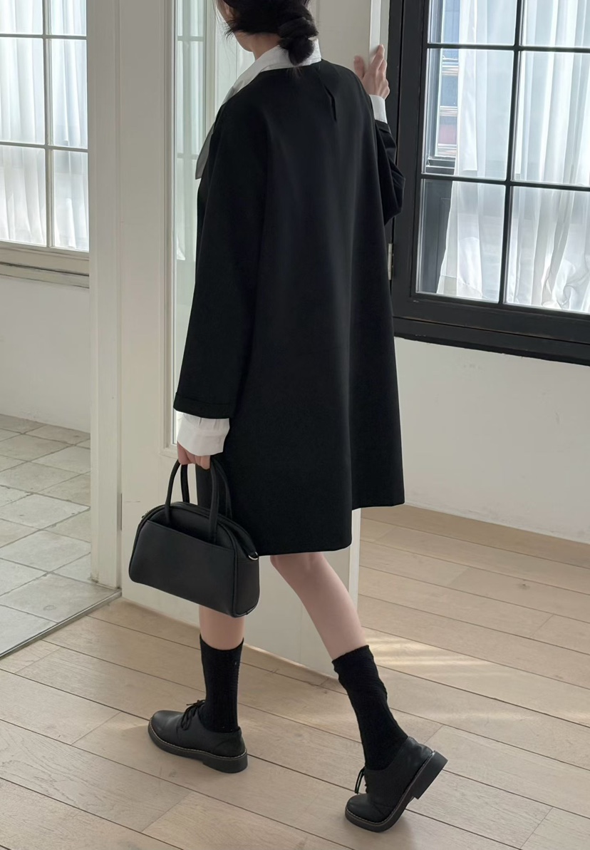 BINUS東大門代購女裝新款26春夏熱賣職業人氣推薦休閑連衣裙BINUS連衣裙