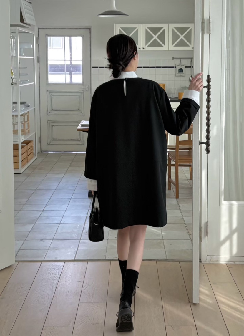 BINUS東大門代購女裝新款26春夏熱賣職業人氣推薦休閑連衣裙BINUS連衣裙