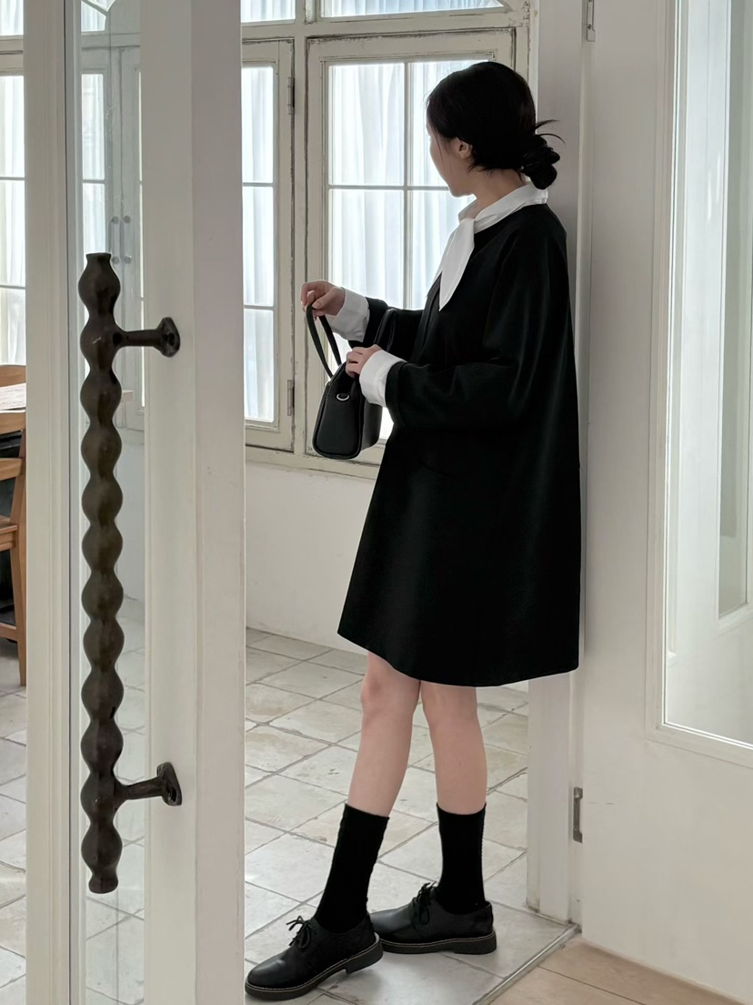 BINUS東大門代購女裝新款26春夏熱賣職業人氣推薦休閑連衣裙BINUS連衣裙