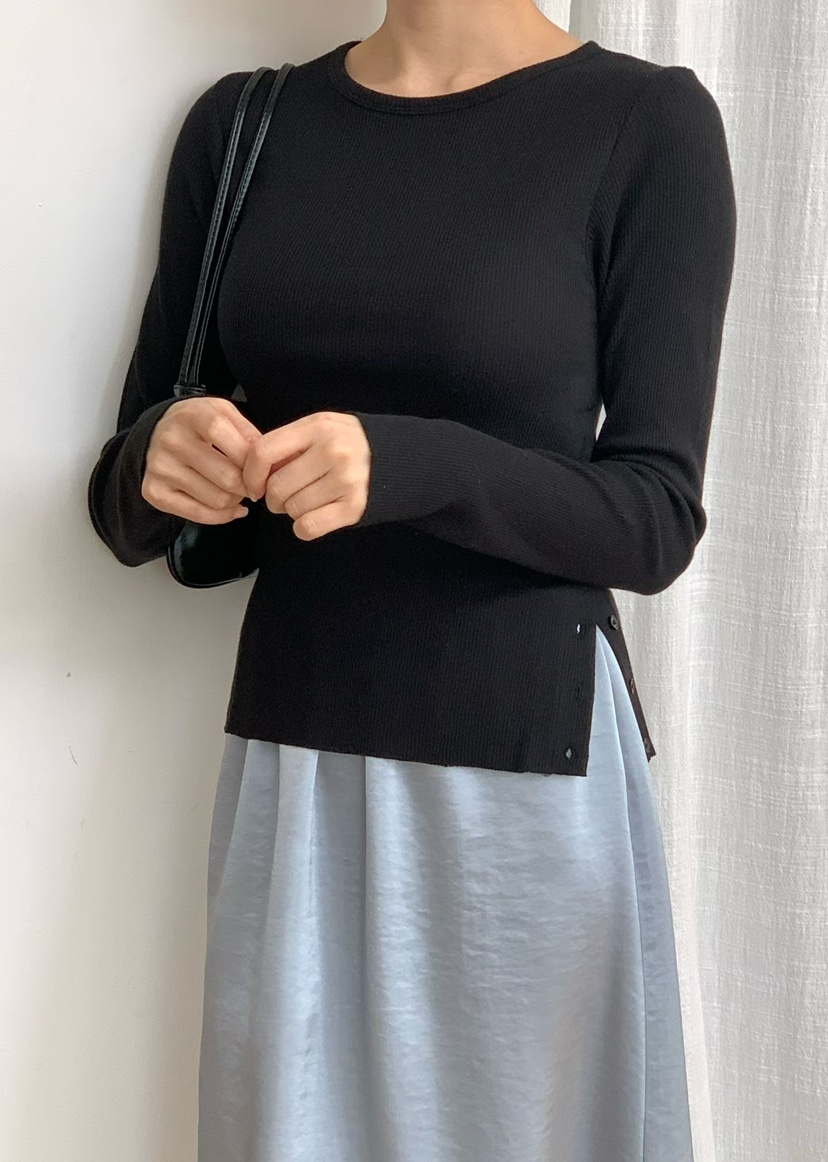 BINUS韓國代購女士新款休閑真品熱賣職業26春夏人氣長袖T恤BINUS長袖T恤