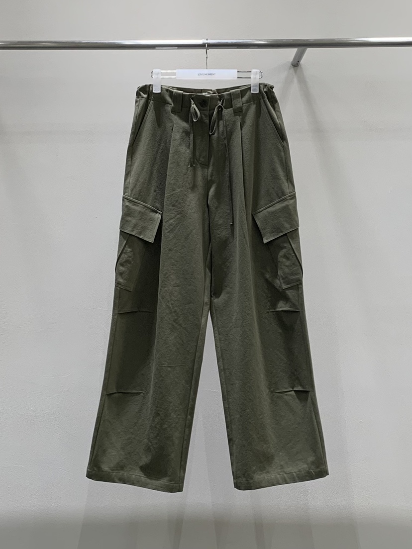 LOVE MOMENT東大門直郵女士新款職業推薦休閑褲工裝褲復古LOVE MOMENT休閑褲圖色1