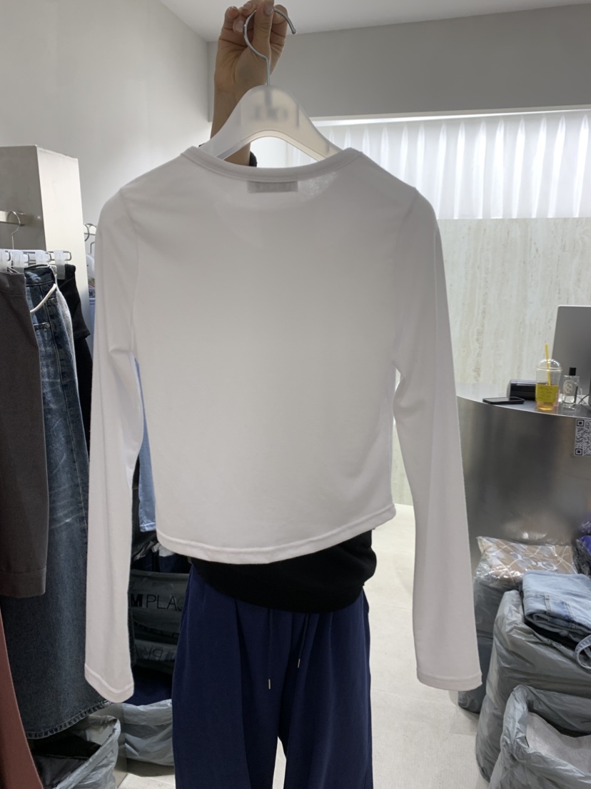 EYEL東大門直郵女士新款職業推薦人氣休閑26春夏時尚長袖T恤EYEL長袖T恤