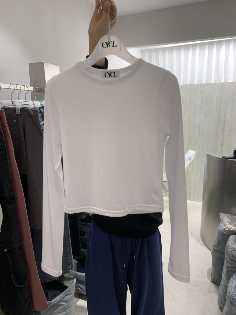 EYEL東大門直郵女士新款職業推薦人氣休閑26春夏時尚長袖T恤EYEL長袖T恤圖色1