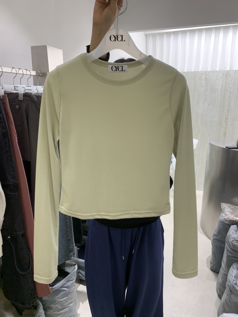 EYEL東大門直郵女士新款職業推薦人氣休閑26春夏時尚長袖T恤EYEL長袖T恤圖色4