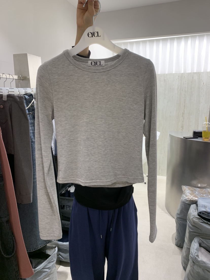 EYEL東大門直郵女士新款職業推薦人氣休閑26春夏時尚長袖T恤EYEL長袖T恤圖色5