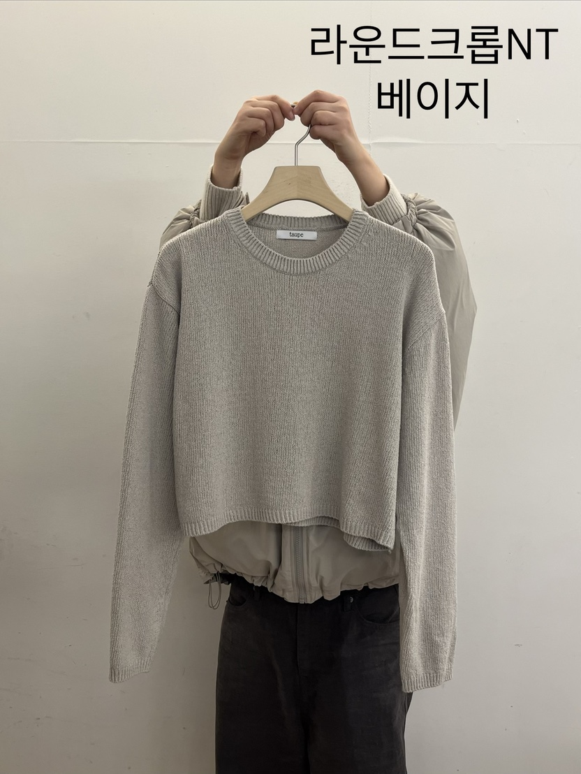 TAUPE韓國代購女士新款時尚熱賣職業真品26春夏推薦針織衫TAUPE針織衫圖色2