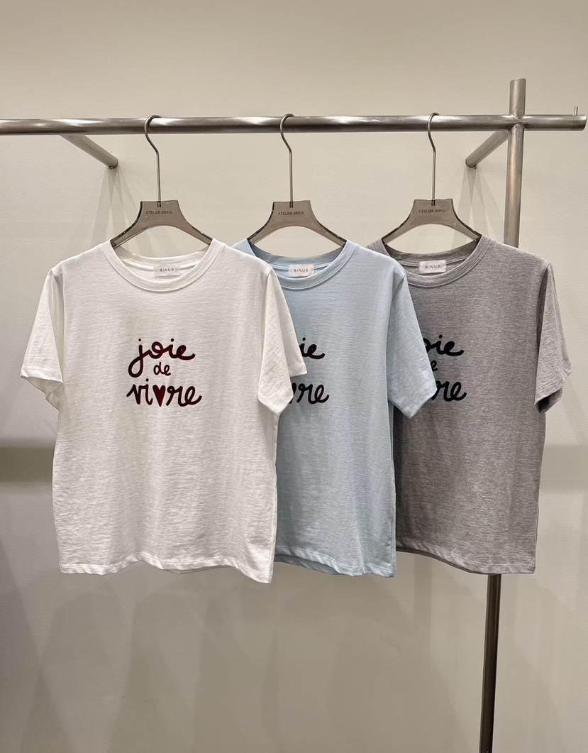 BINUS東大門代購女士新品時尚休閑人氣職業熱賣26春夏T恤BINUST恤