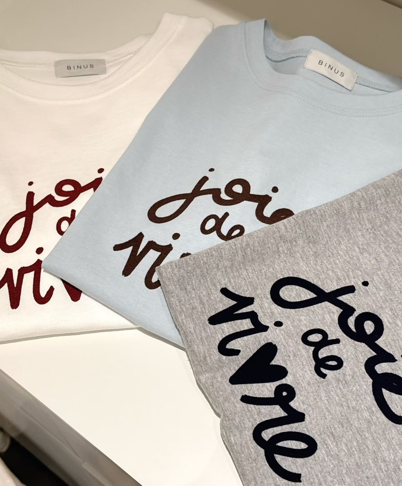 BINUS東大門代購女士新品時尚休閑人氣職業熱賣26春夏T恤BINUST恤
