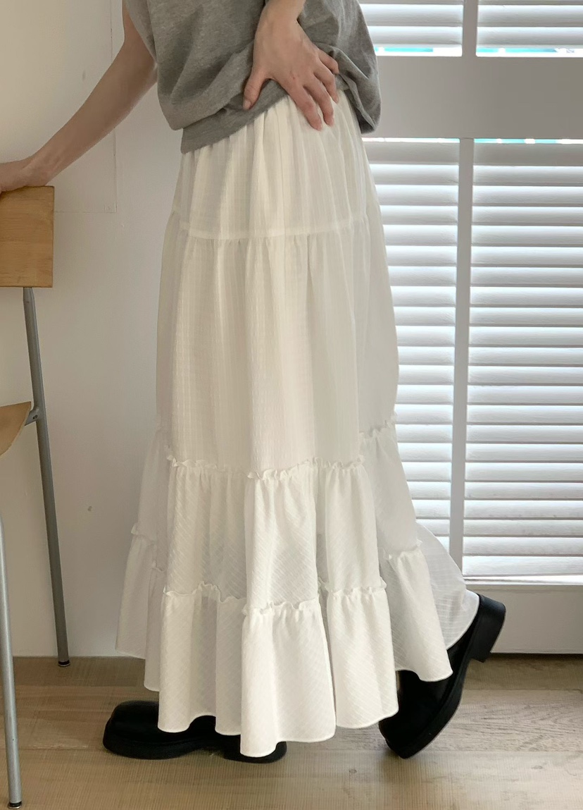 BINUS東大門實拍女裝新款推薦時尚職業休閑26春夏人氣長裙BINUS長裙