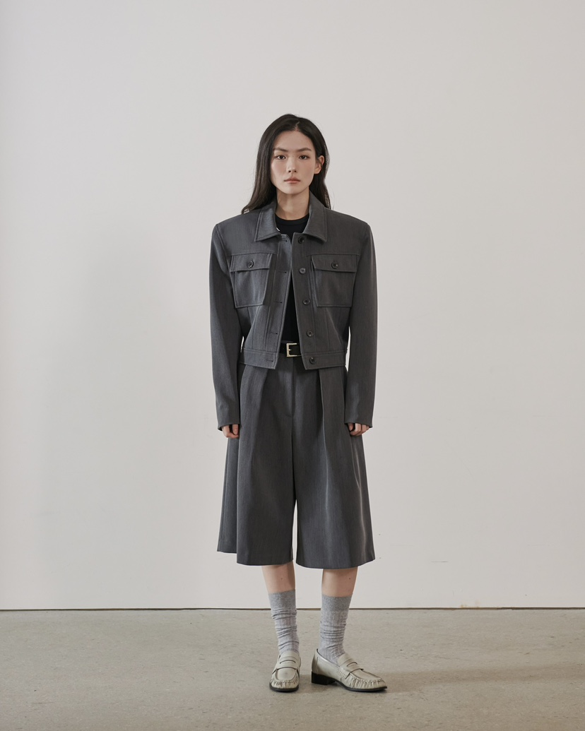 STAGE韓國代購女士新款熱賣人氣推薦真品職業時尚26春夏短褲STAGE短褲