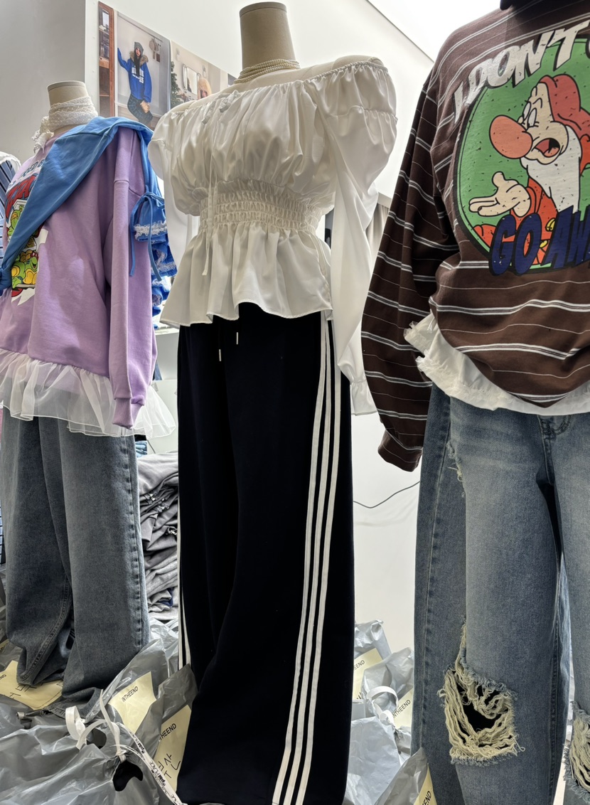 INTHEEND韓國代購女裝新品時尚熱賣職業推薦真品人氣休閑褲INTHEEND休閑褲