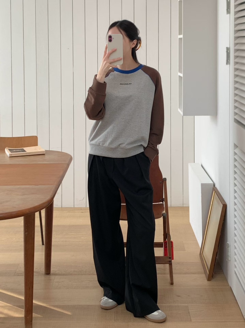 BINUS韓國代購女士新款休閑推薦真品人氣時尚職業熱賣衛衣BINUS衛衣