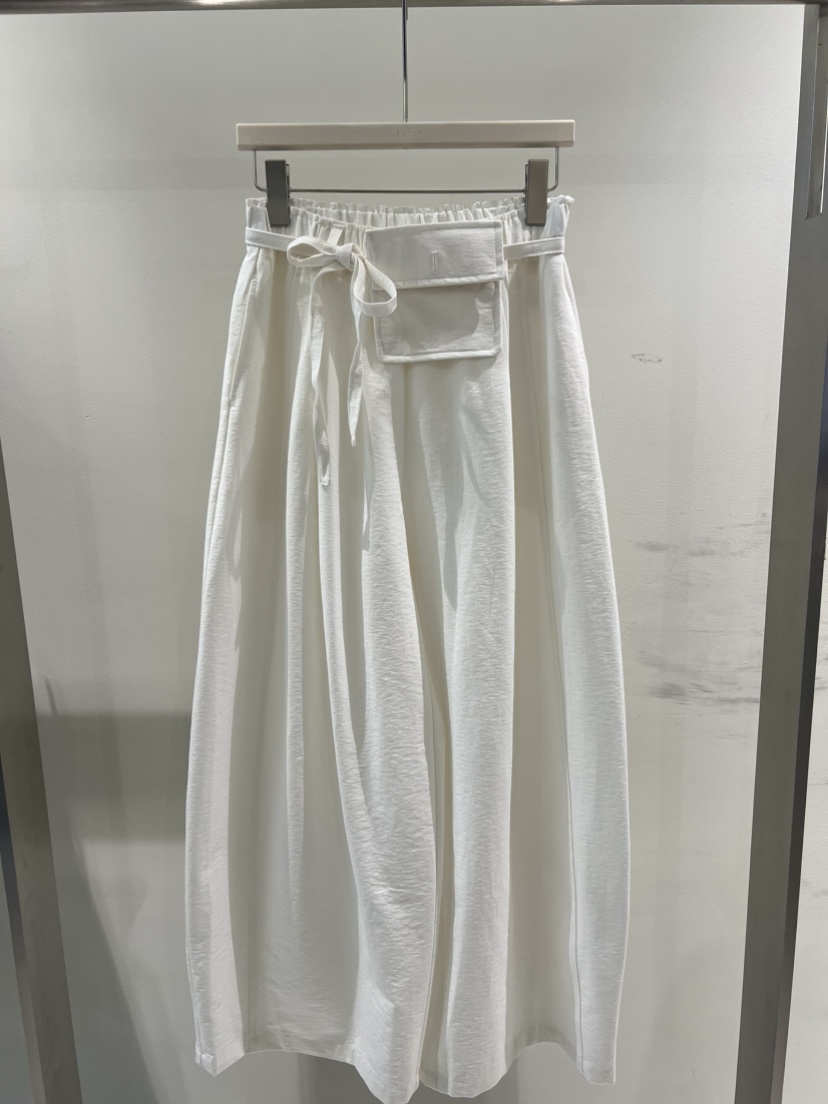 MENTOR韓國直郵女士新款真品熱賣26春夏時尚休閑褲含腰帶MENTOR休閑褲圖色1