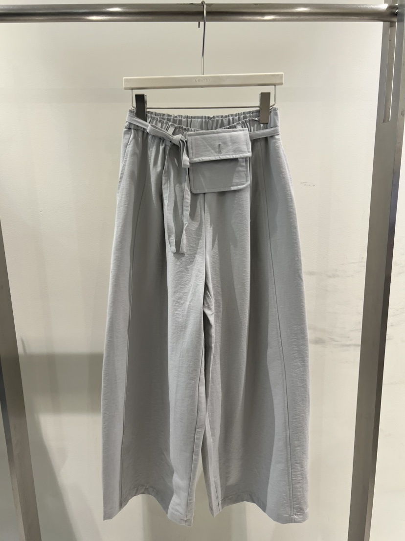 MENTOR韓國直郵女士新款真品熱賣26春夏時尚休閑褲含腰帶MENTOR休閑褲圖色3