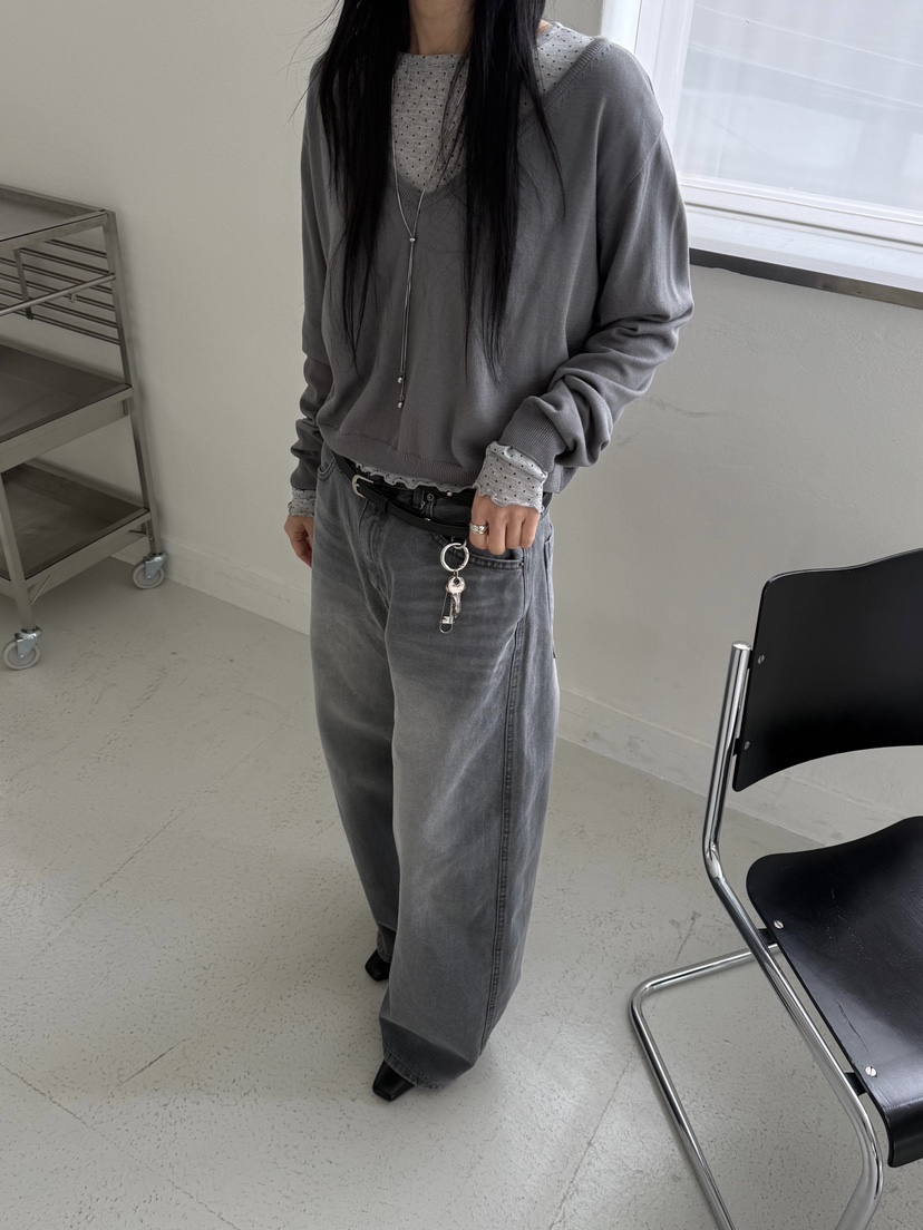 TAUPE韓國代購女裝新款時尚真品推薦26春夏人氣針織衫V領TAUPE針織衫