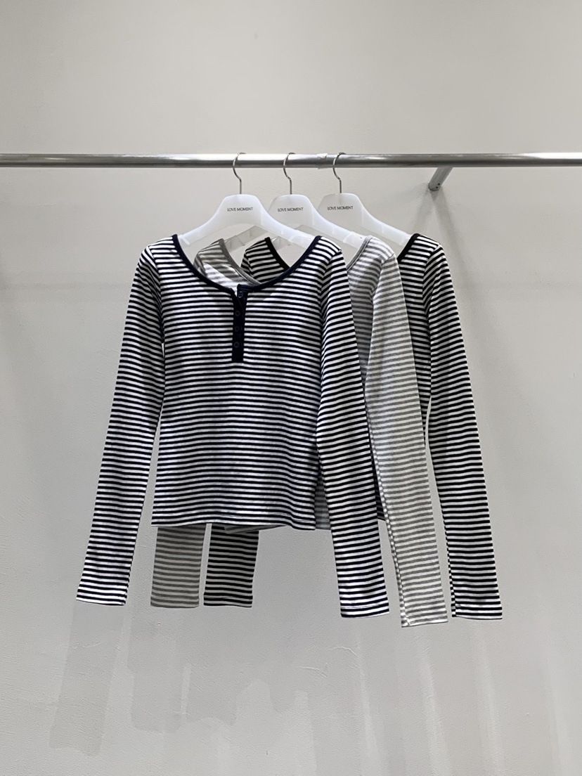 LOVE MOMENT東大門實拍女士新品熱賣真品職業休閑長袖T恤LOVE MOMENT長袖T恤