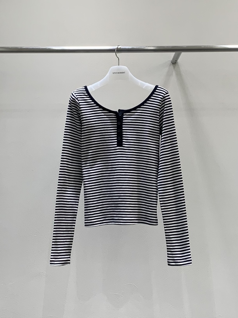 LOVE MOMENT東大門實拍女士新品熱賣真品職業休閑長袖T恤LOVE MOMENT長袖T恤圖色1