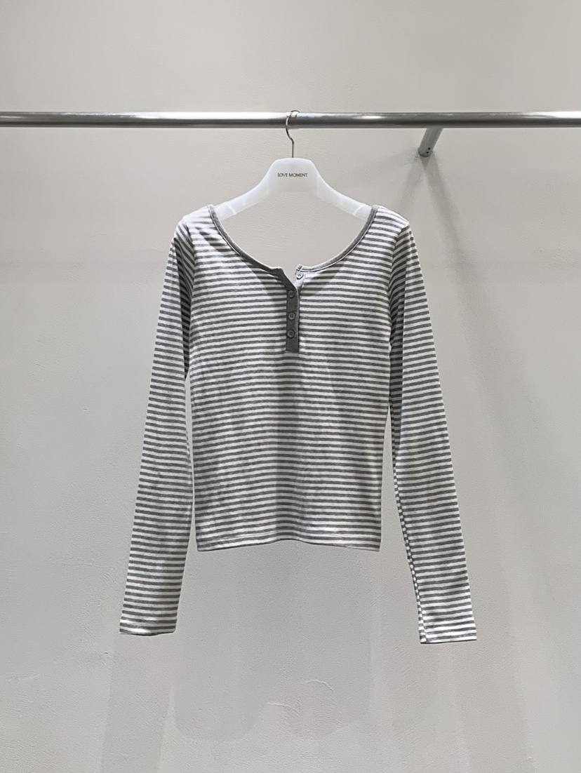 LOVE MOMENT東大門實拍女士新品熱賣真品職業休閑長袖T恤LOVE MOMENT長袖T恤圖色2