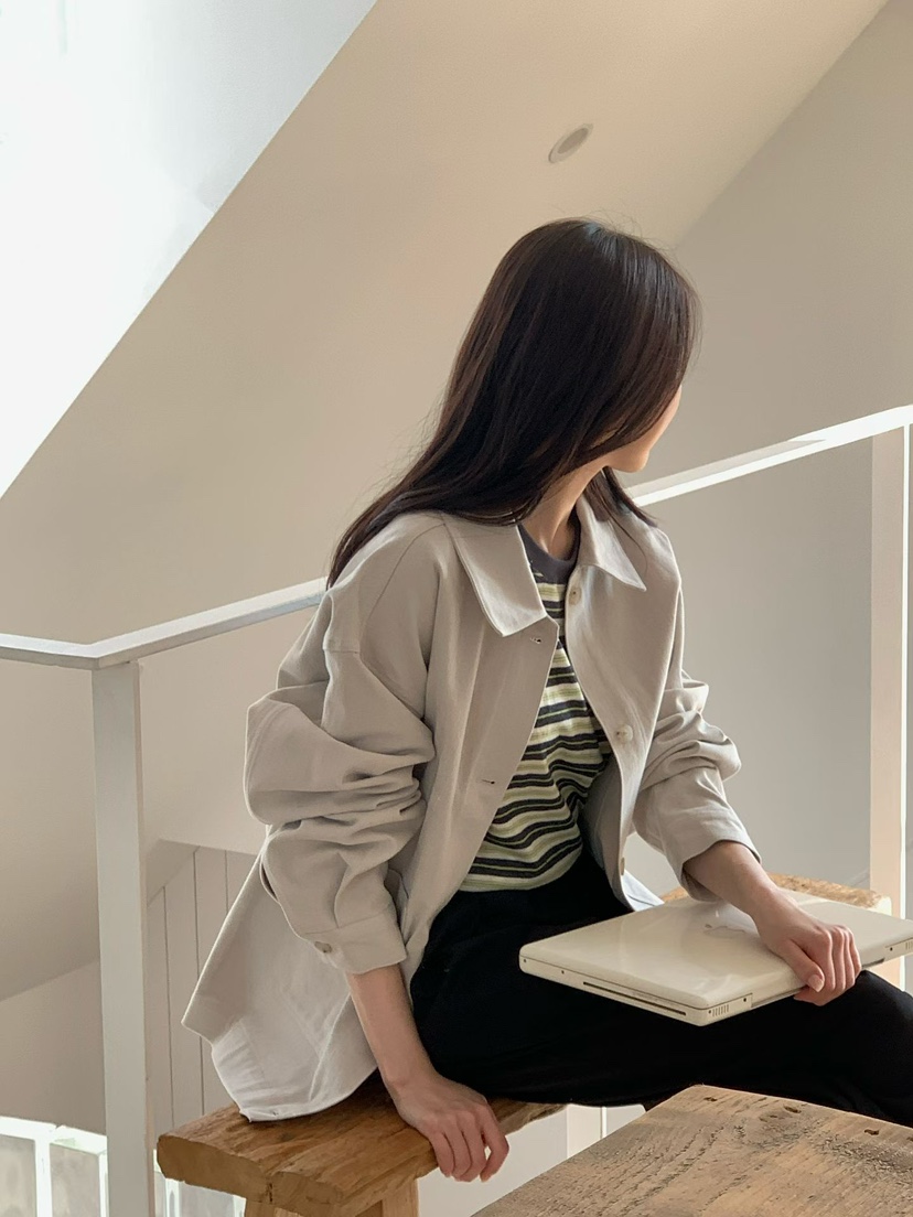 BINUS東大門代購女裝新品26春夏職業時尚真品熱賣休閑夾克BINUS夾克