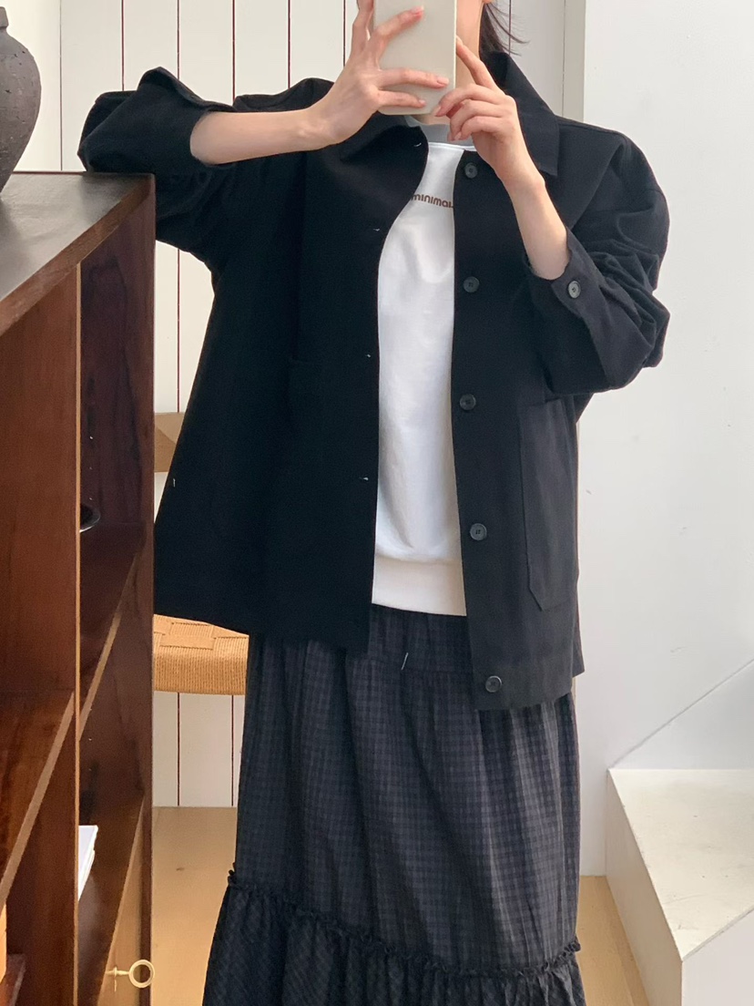 BINUS東大門代購女裝新品26春夏職業時尚真品熱賣休閑夾克BINUS夾克