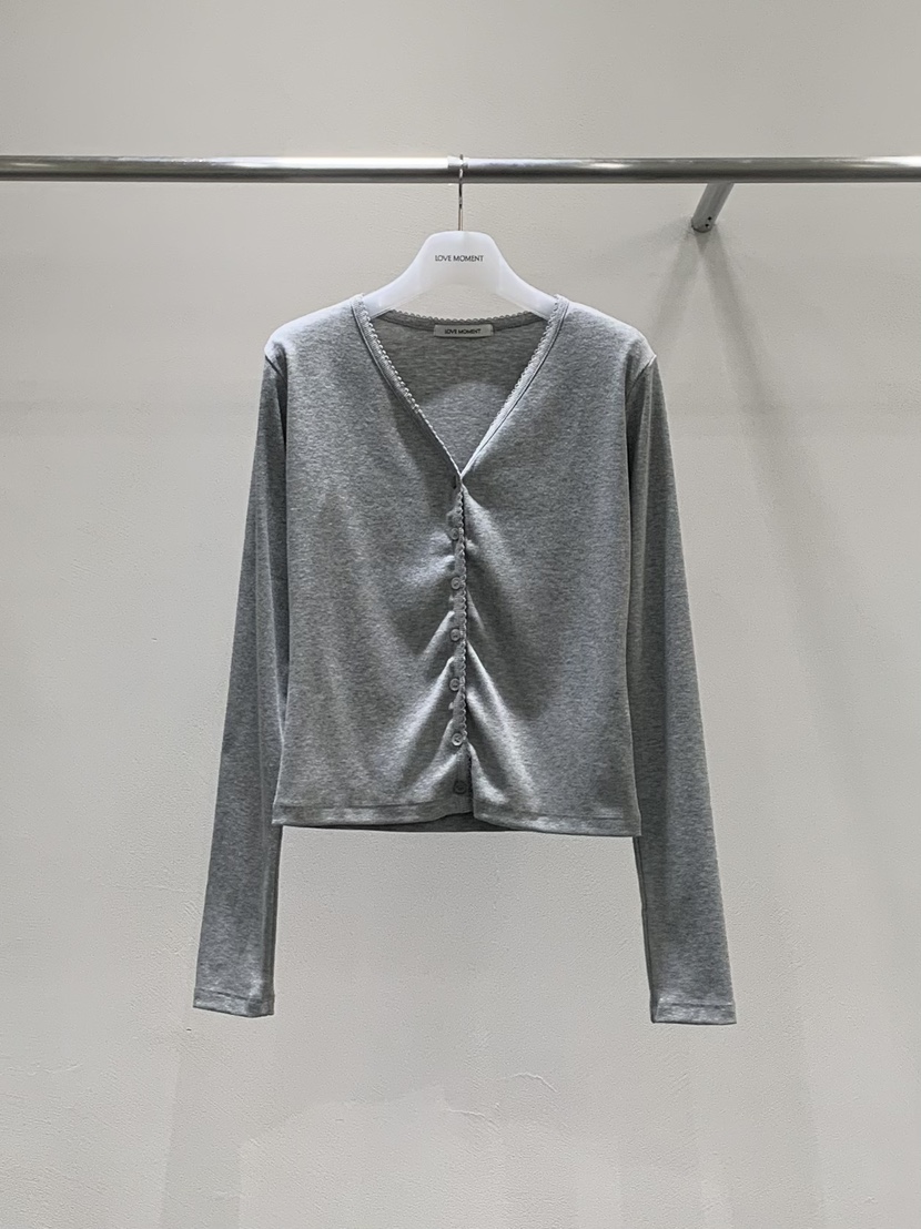 LOVE MOMENT韓國代購女裝新款時尚熱賣人氣推薦針織衫開衫LOVE MOMENT針織衫圖色3