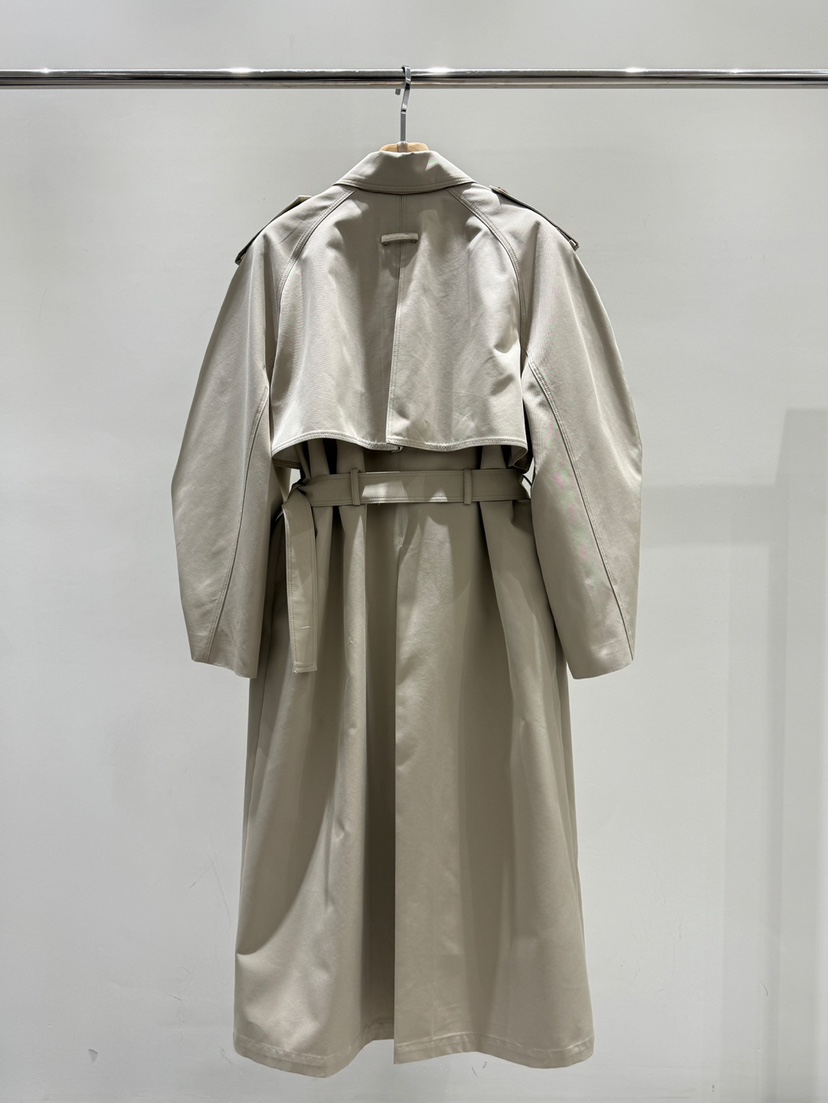 STAGE韓國直郵女裝新款26春夏真品人氣休閑長款風衣含腰帶STAGE長款風衣