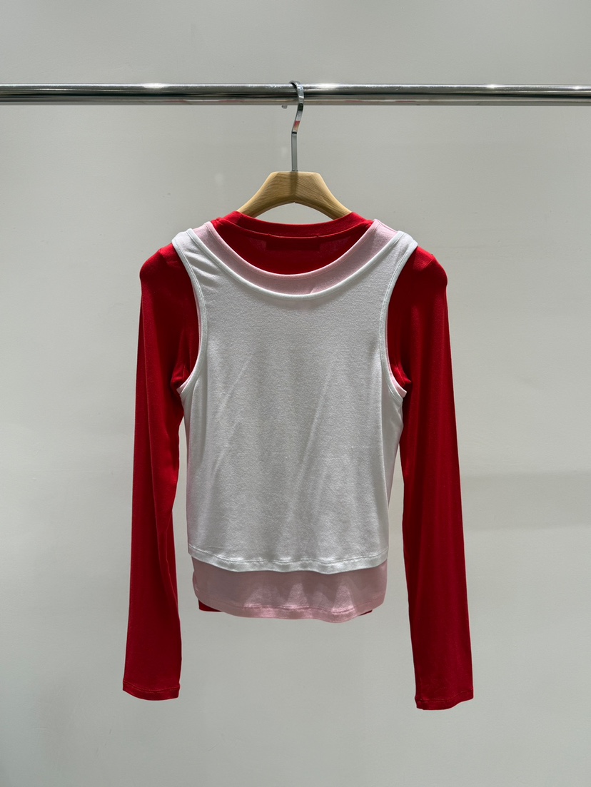 STAGE韓國代購女士新款推薦職業26春夏休閑人氣時尚長袖T恤STAGE長袖T恤