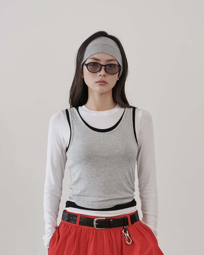 STAGE韓國代購女士新款推薦職業26春夏休閑人氣時尚長袖T恤STAGE長袖T恤