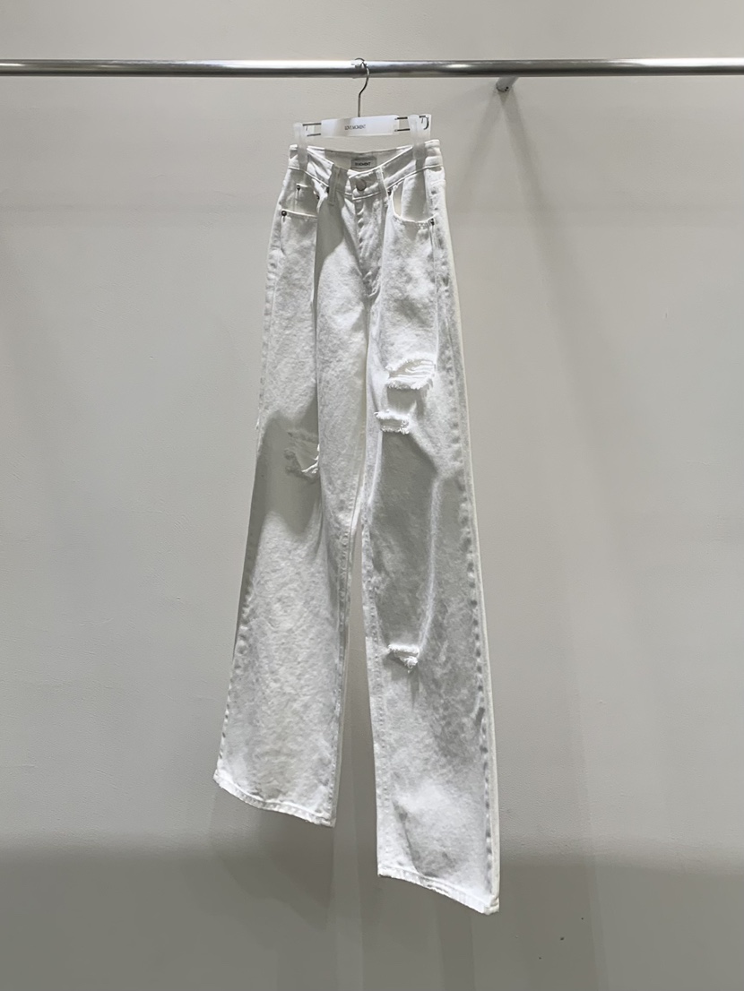 LOVE MOMENT韓國代購女裝新品真品26春夏時尚牛仔褲復古LOVE MOMENT牛仔褲