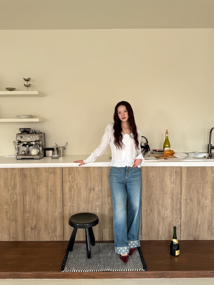 MARKE-P東大門代購女士新款休閑人氣時尚26春夏熱賣牛仔褲MARKE-P牛仔褲