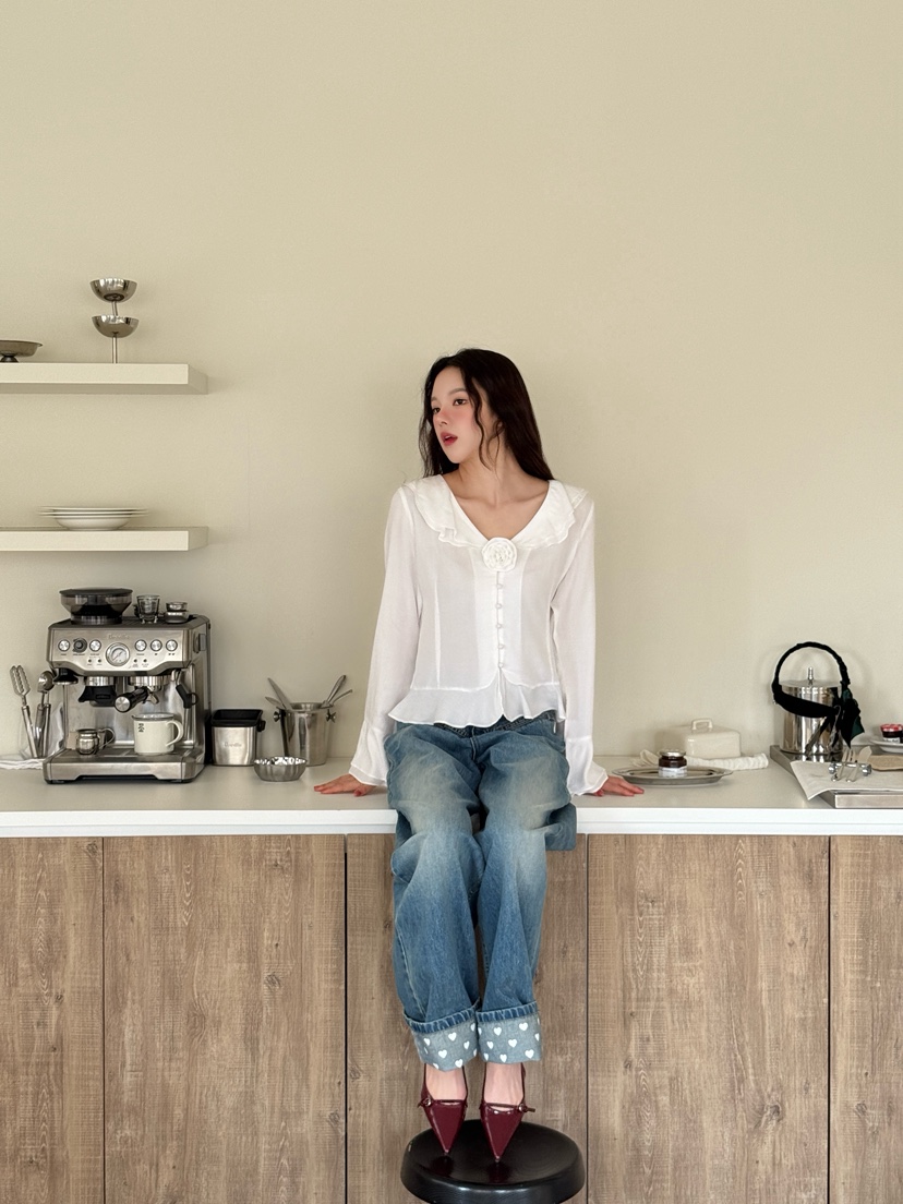 MARKE-P東大門代購女士新款休閑人氣時尚26春夏熱賣牛仔褲MARKE-P牛仔褲