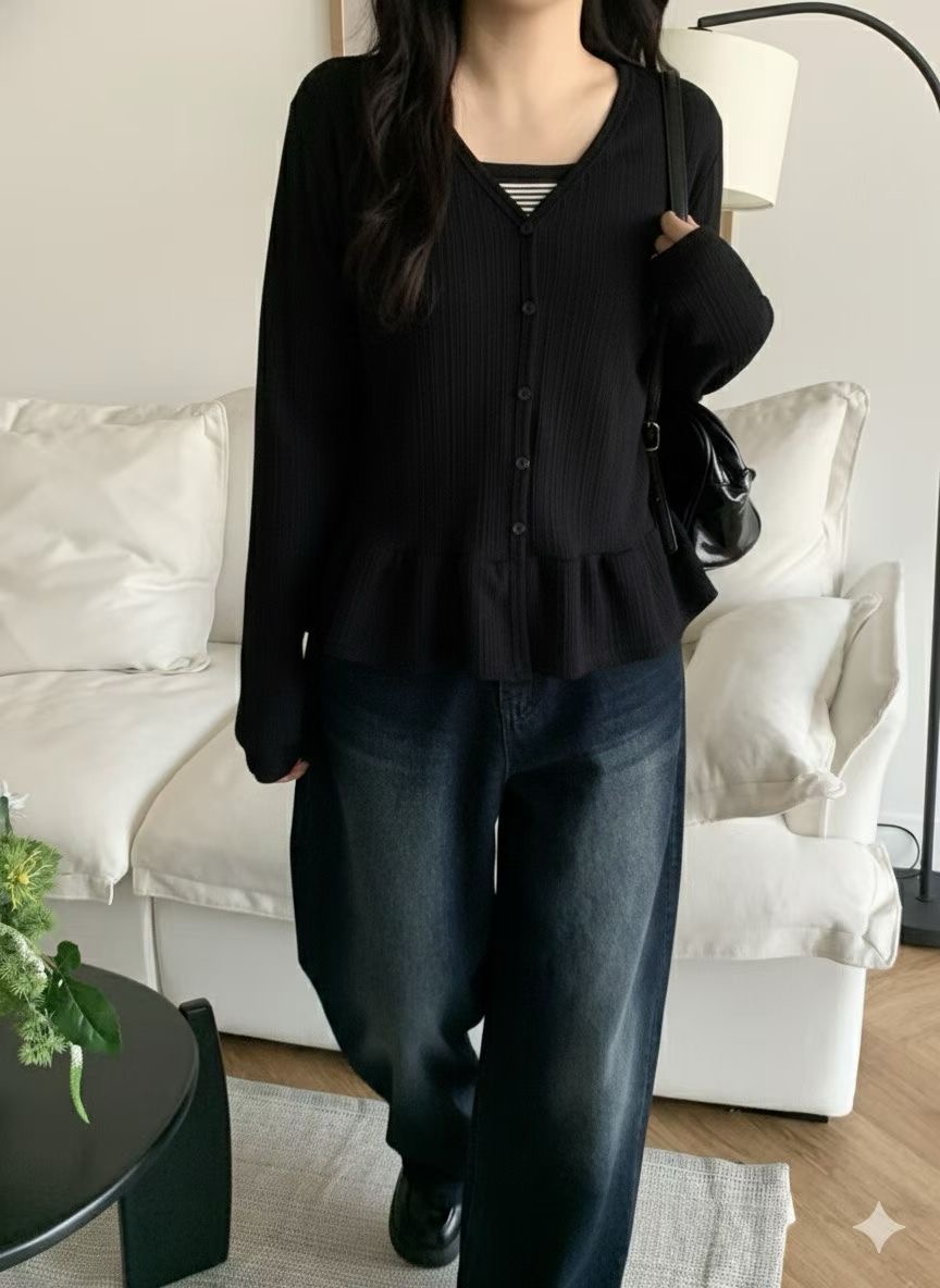 BRAND MARKET-브랜드마켓-T東大門代購女裝新款推薦針織衫開衫BRAND MARKET-2件起針織衫圖色3