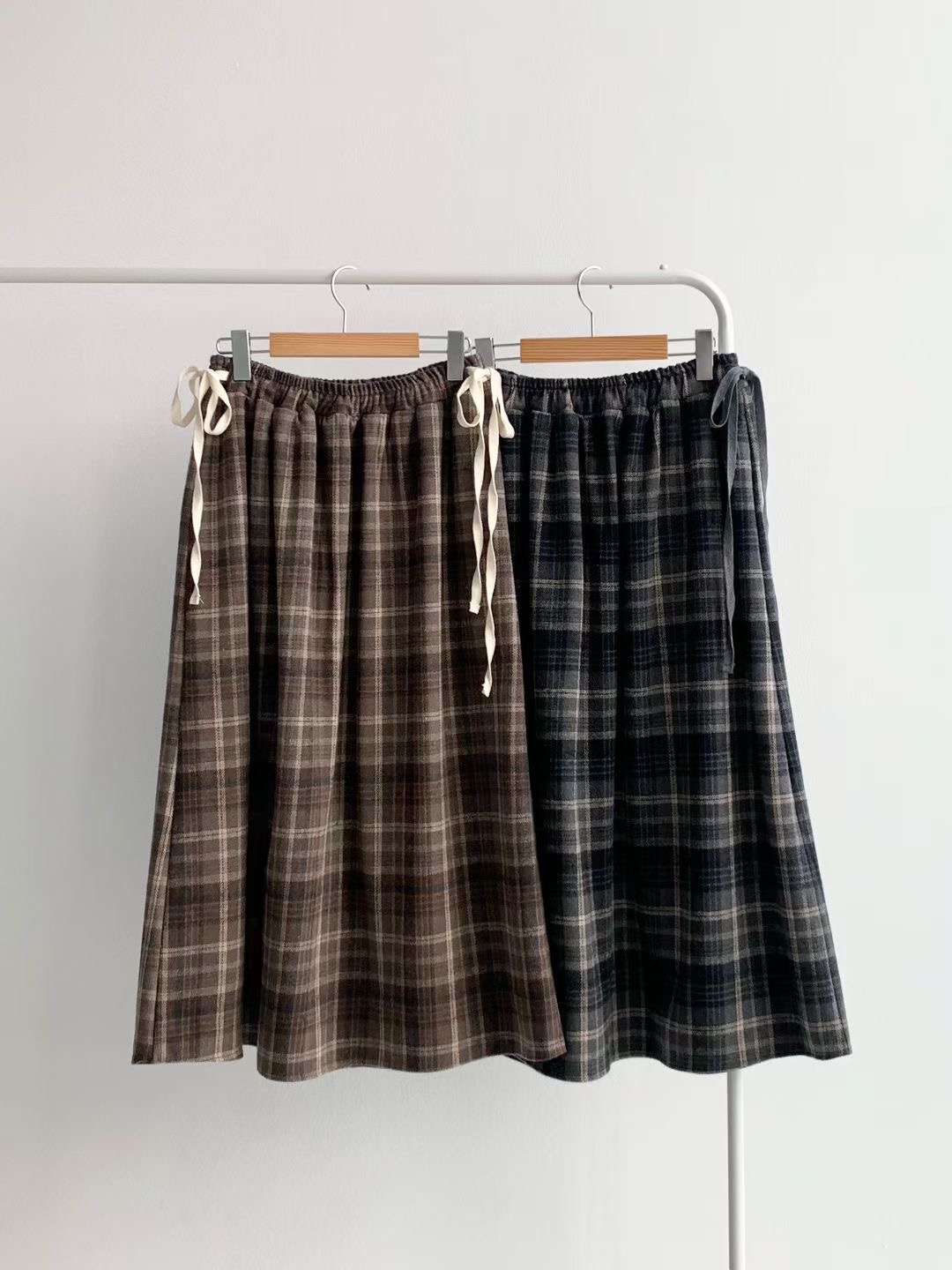 BRAND MARKET-브랜드마켓-T韓國代購女裝新品熱賣長裙格紋BRAND MARKET-2件起長裙