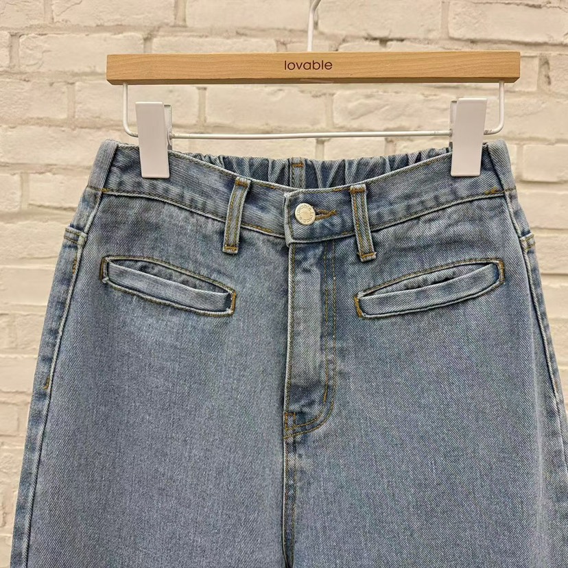 LOVABLE韓國直郵女裝新款推薦休閑時尚職業26春季人氣牛仔褲LOVABLE牛仔褲