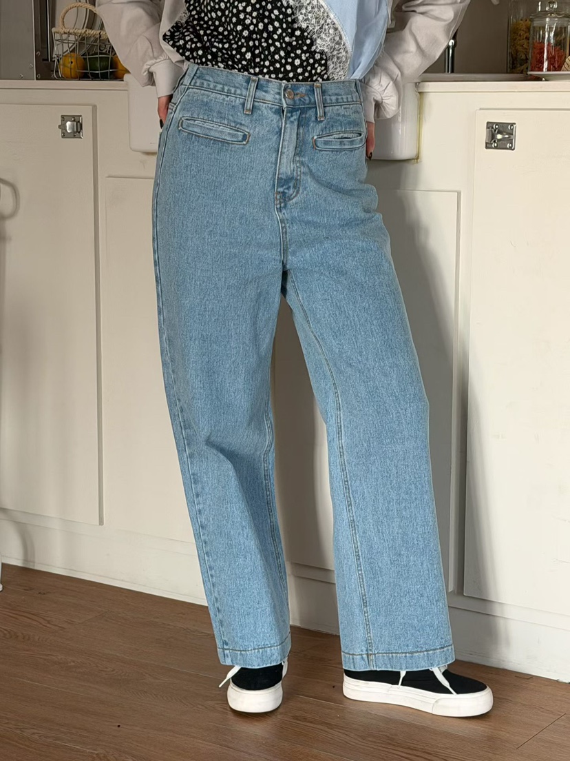 LOVABLE韓國直郵女裝新款推薦休閑時尚職業26春季人氣牛仔褲LOVABLE牛仔褲