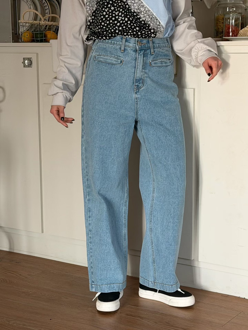 LOVABLE韓國直郵女裝新款推薦休閑時尚職業26春季人氣牛仔褲LOVABLE牛仔褲