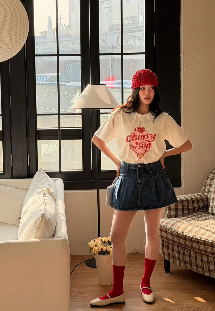 LOVABLE韓國代購女裝新品推薦休閑人氣時尚職業熱賣26春季裙褲LOVABLE裙褲