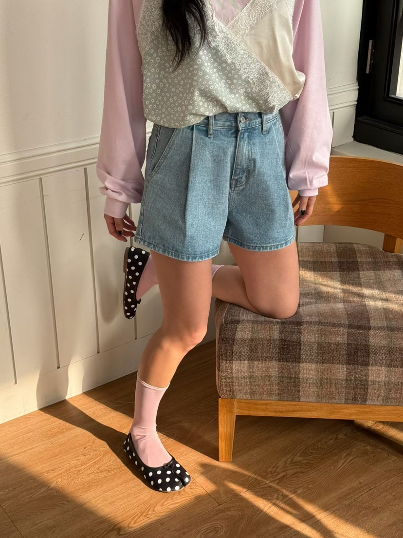 LOVABLE韓國代購女裝新款推薦休閑時尚26春季職業人氣短褲LOVABLE短褲