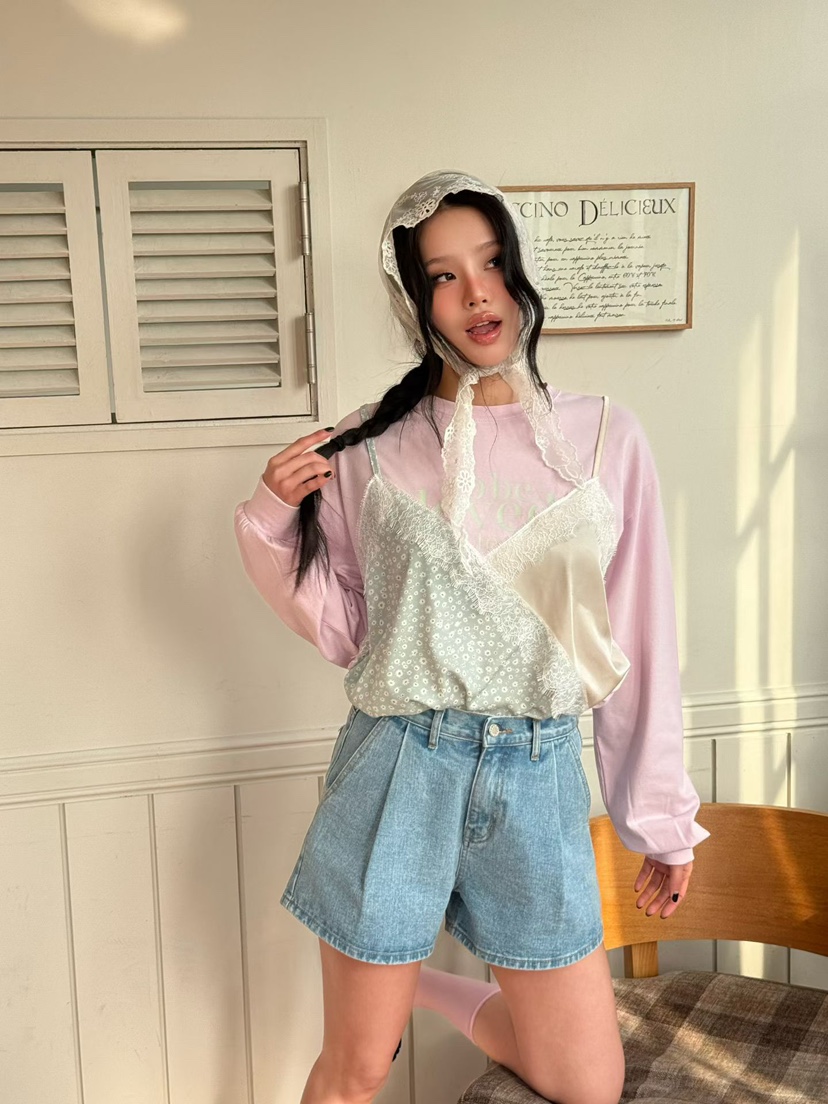 LOVABLE韓國代購女裝新款推薦休閑時尚26春季職業人氣短褲LOVABLE短褲