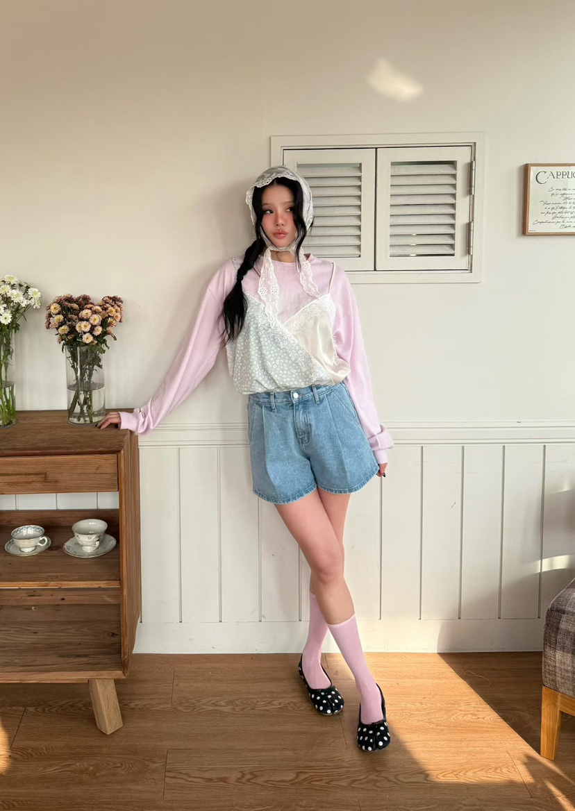 LOVABLE韓國代購女裝新款推薦休閑時尚26春季職業人氣短褲LOVABLE短褲