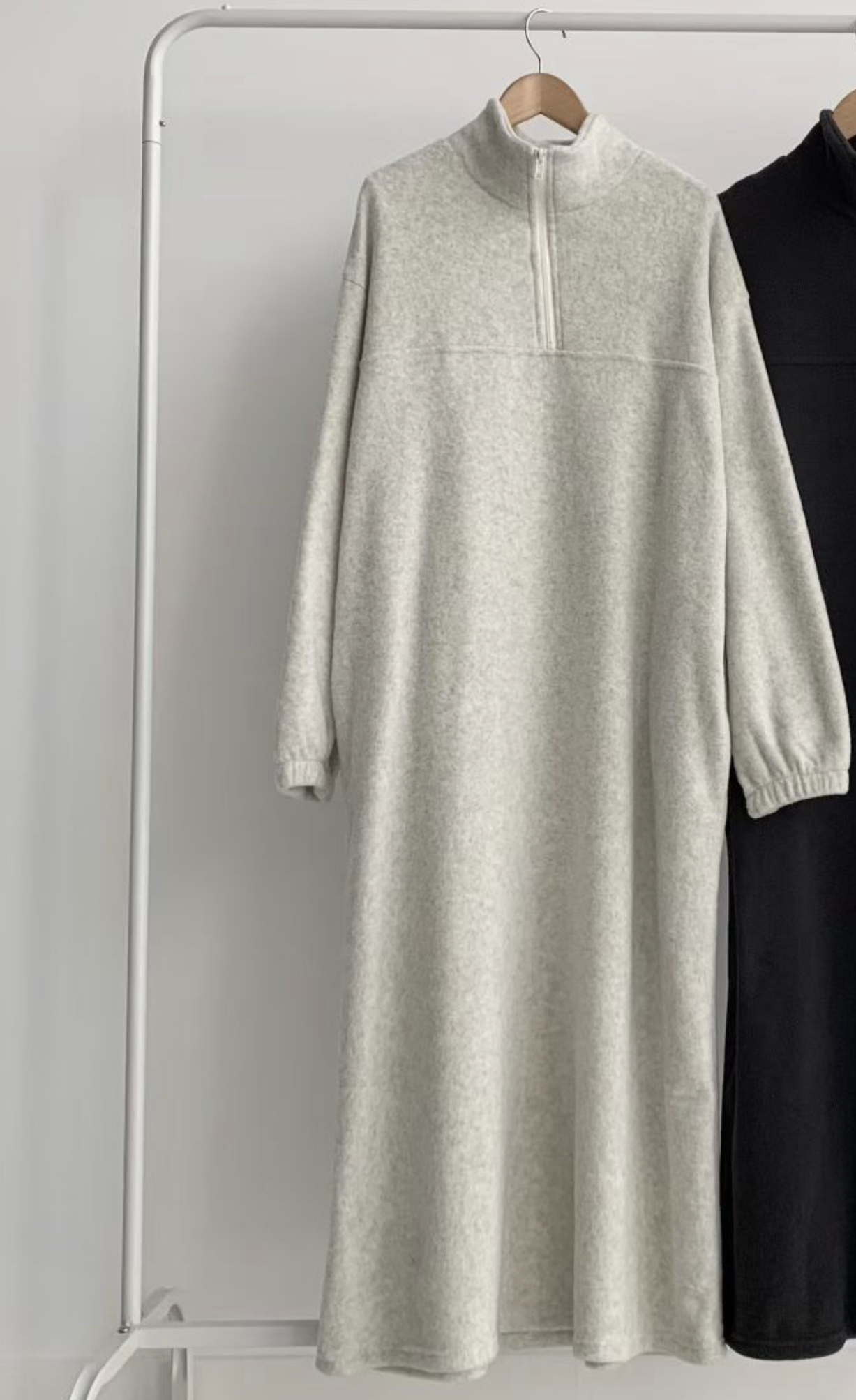 BRAND MARKET-브랜드마켓-T韓國直郵女士新款推薦連衣裙抓絨長款BRAND MARKET-2件起連衣裙圖色1