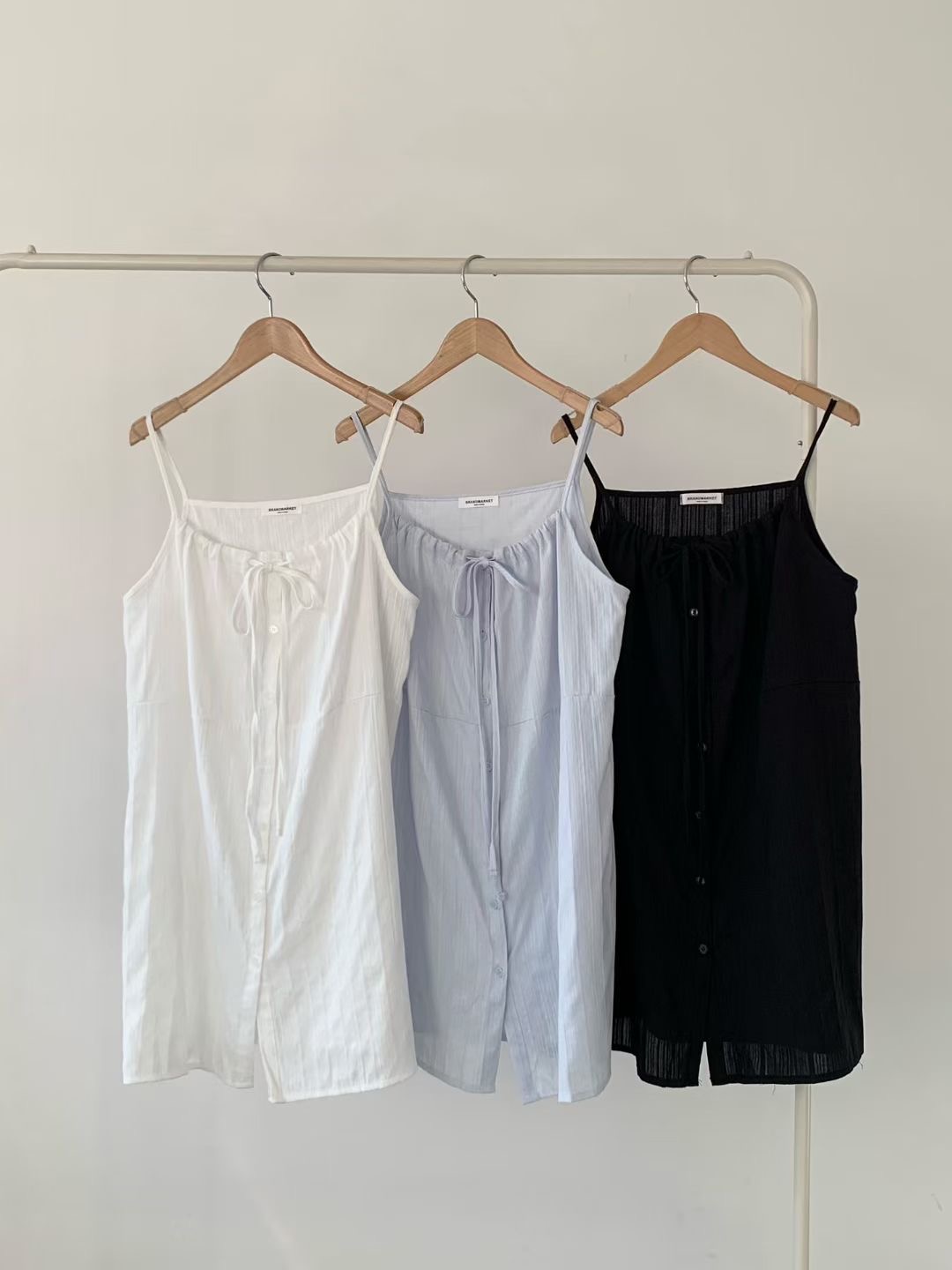 BRAND MARKET-브랜드마켓-T東大門實拍女裝新品熱賣連衣裙BRAND MARKET-2件起連衣裙圖色2左二色