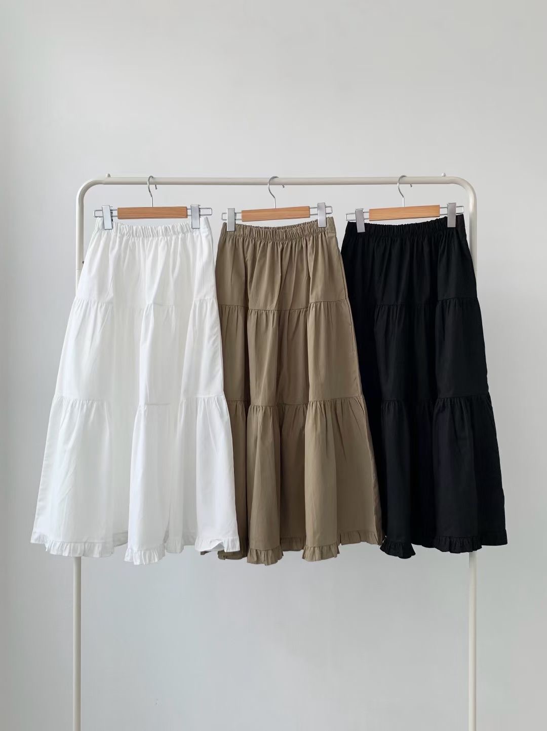 BRAND MARKET-브랜드마켓-T韓國直郵女士新品休閑長裙BRAND MARKET-2件起長裙圖色2左二色