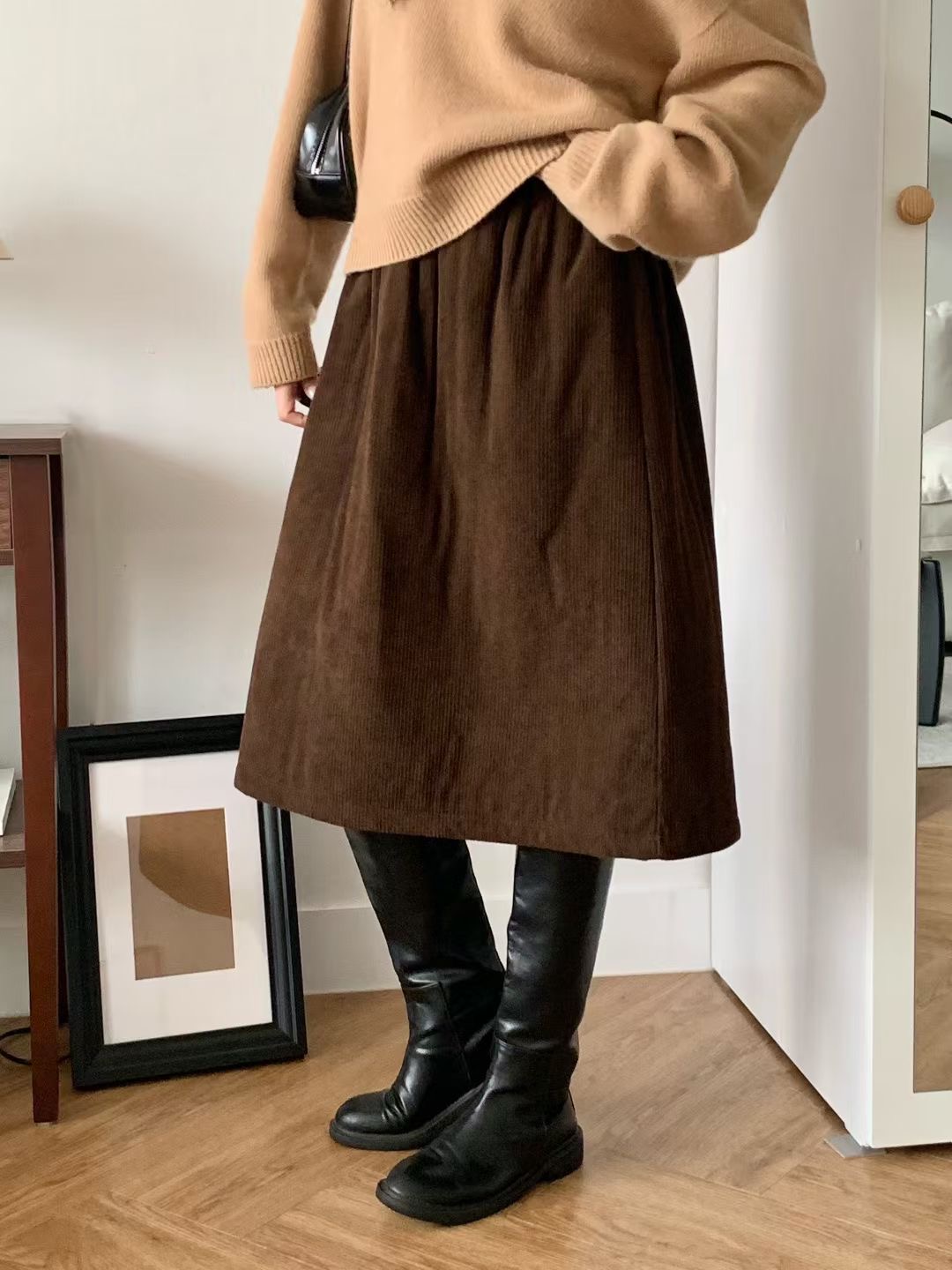 BRAND MARKET-브랜드마켓-T東大門實拍女裝新品人氣半身裙中短裙BRAND MARKET-2件起半身裙/中短裙圖色2