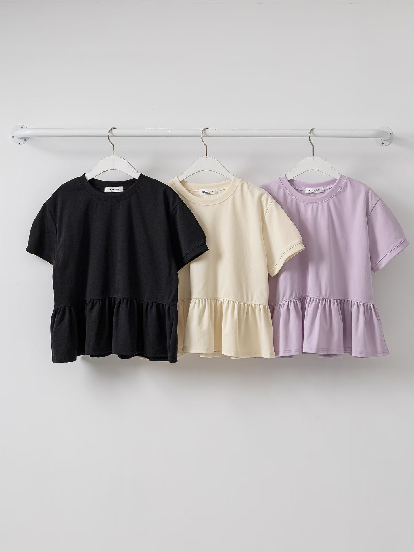 KKANNJUU東大門直郵女士新款熱賣職業休閑時尚推薦T恤柔軟KKAMJUUT恤