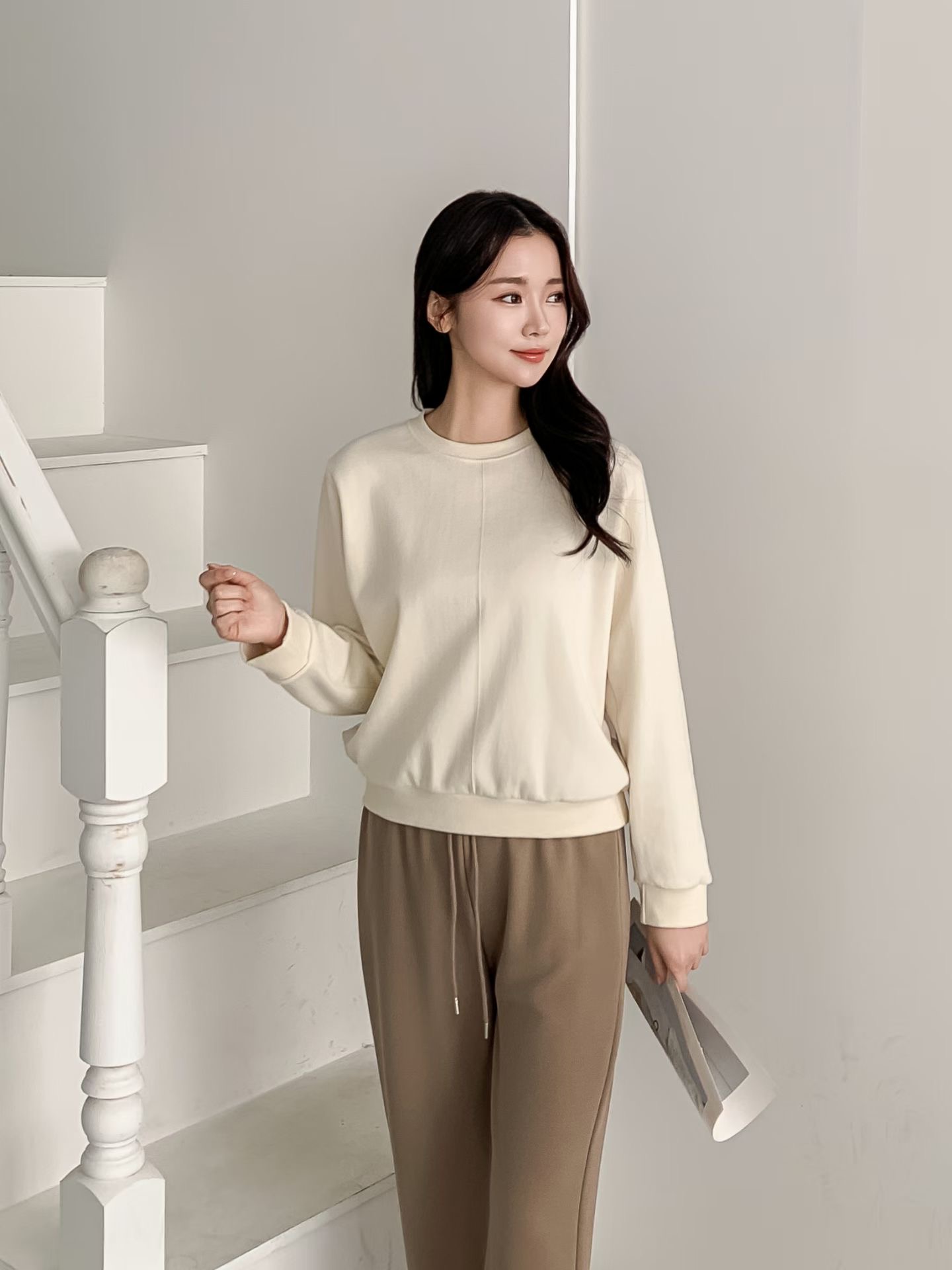 KKANNJUU韓國代購女裝新品職業推薦熱賣人氣休閑26春季衛衣KKAMJUU衛衣圖色2