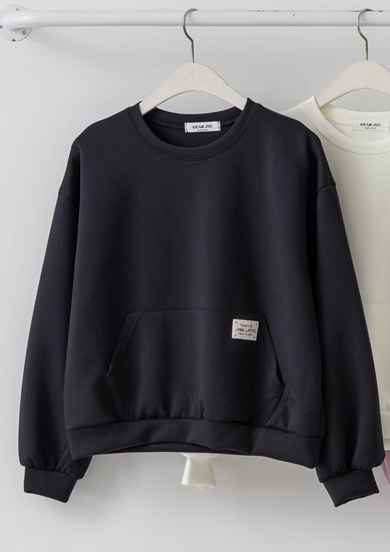 KKANNJUU韓國代購女裝新品時尚推薦職業26春季休閑熱賣衛衣KKAMJUU衛衣圖色1