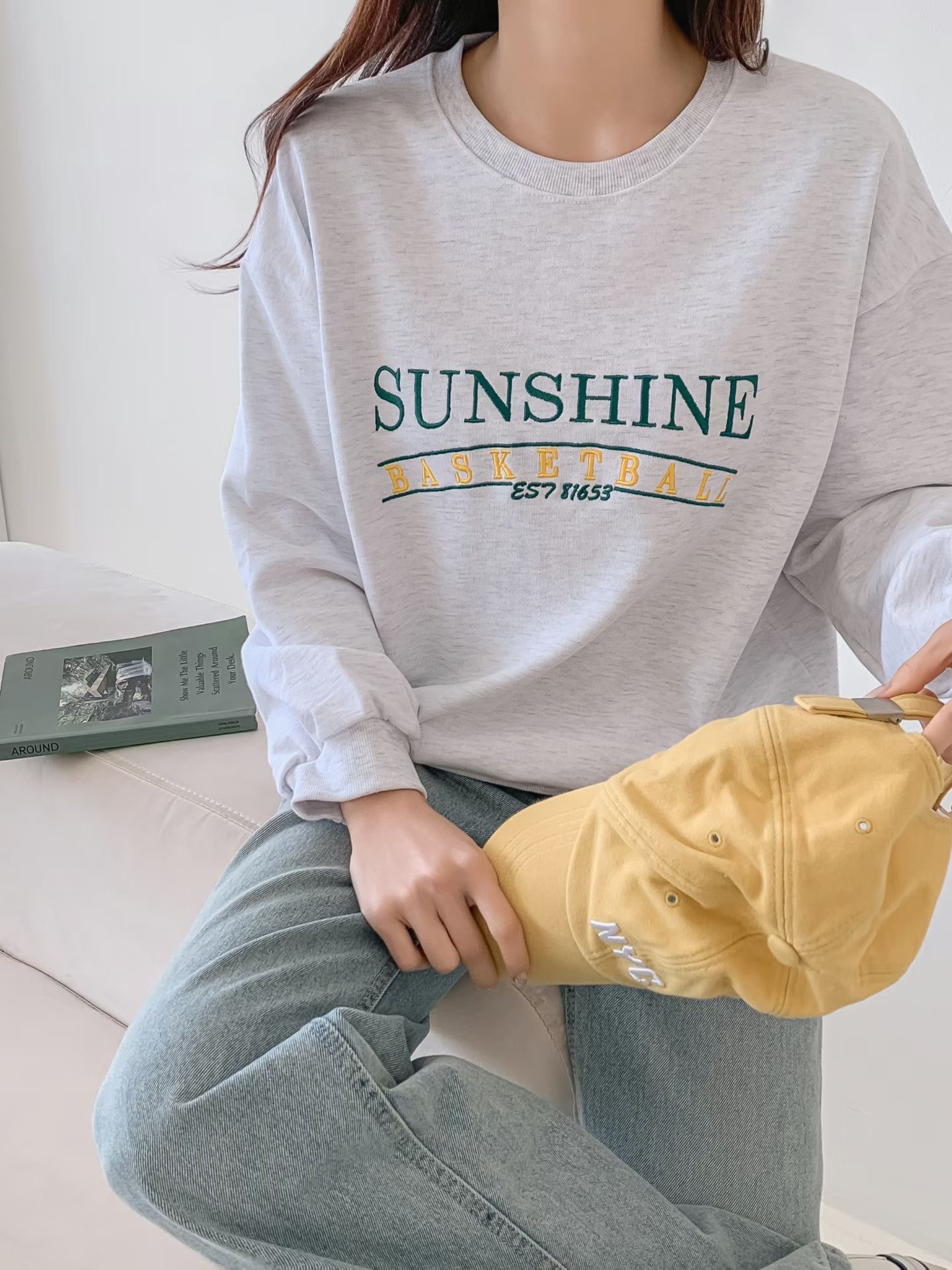 KKANNJUU東大門直郵女士新品休閑職業人氣時尚26春季衛衣KKAMJUU衛衣