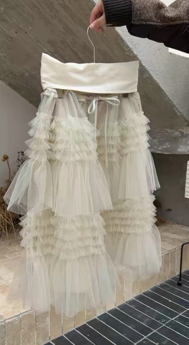 VIVANI東大門實拍女裝新款時尚人氣休閑半身裙中短裙蕾絲VIVANI半身裙/中短裙圖色1