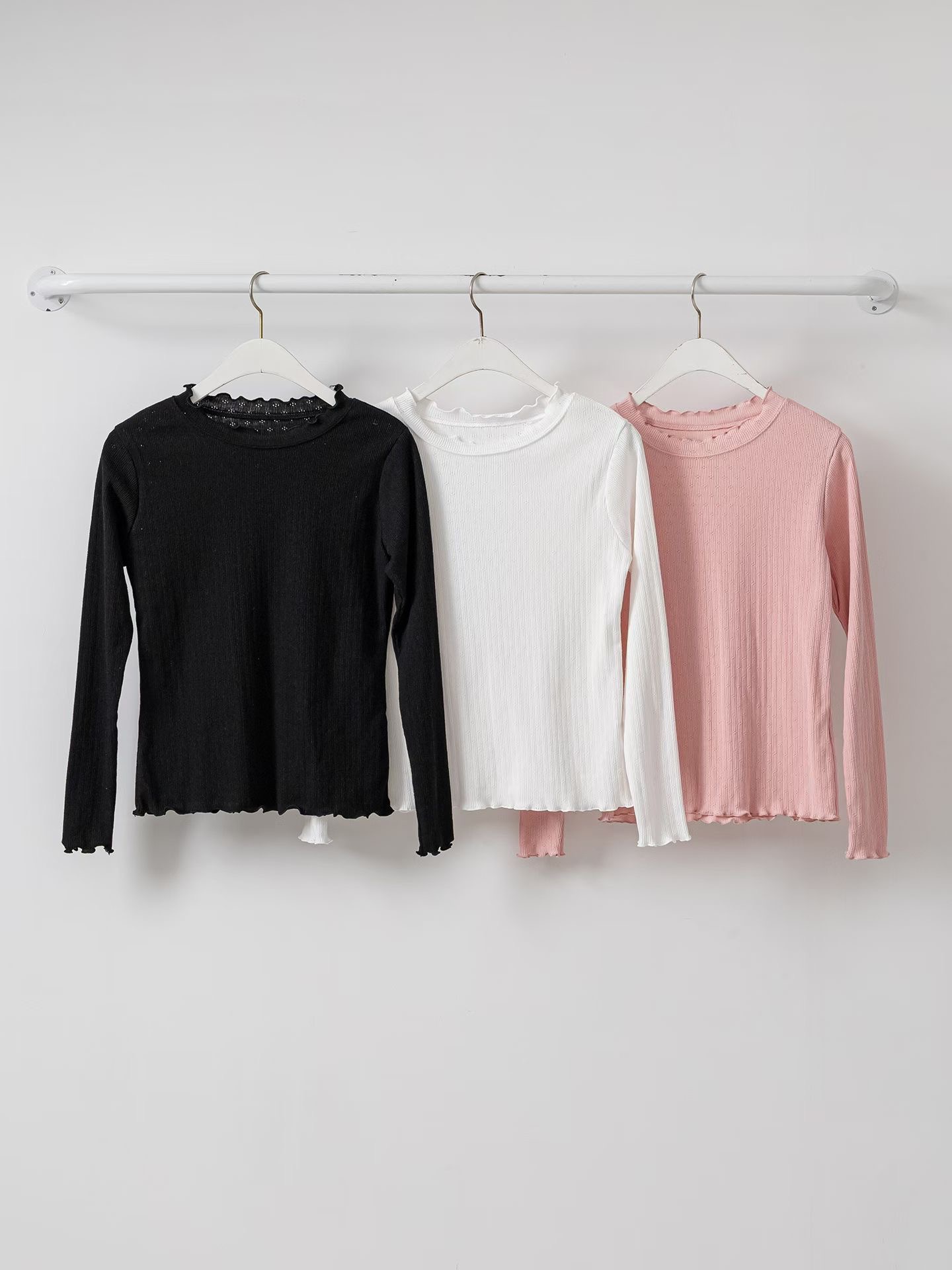 KKANNJUU東大門實拍女士新品熱賣時尚26春季推薦人氣長袖T恤KKAMJUU長袖T恤